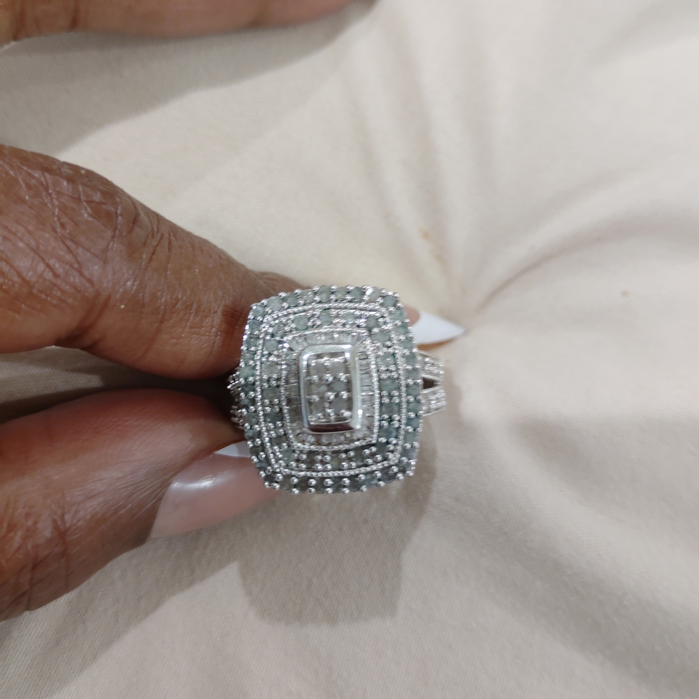 JCPenney Sterling Silver Diamond Women's Ring